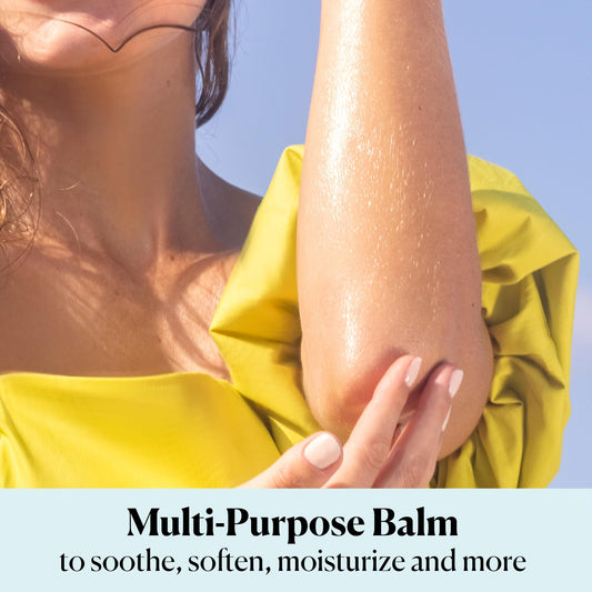 Sky Organics natural multi-purpose skin care balm jar