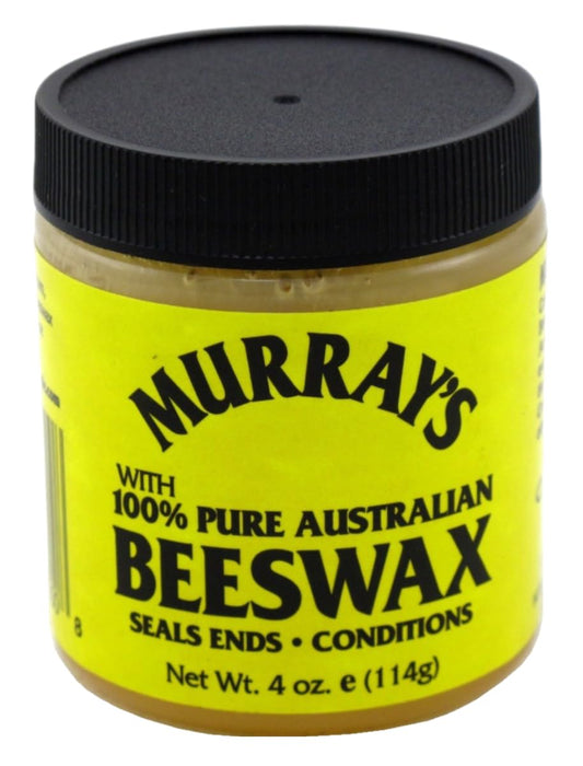 Side angle of Murray's hair styling beeswax 2 pack highlighting natural formula benefits for dreadlocks.