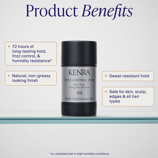 Kenra hair wax stick packaging