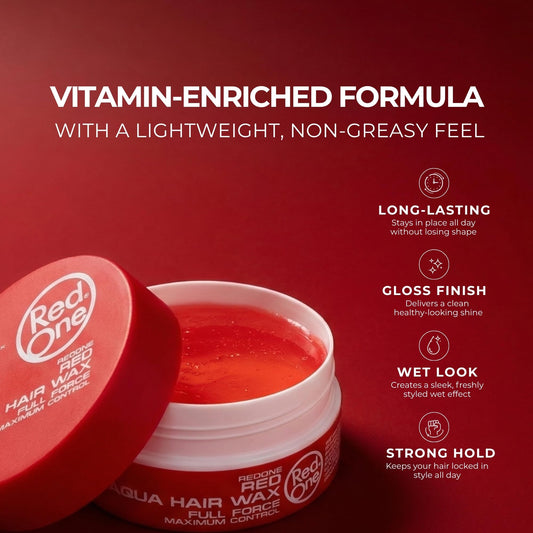 Redone Hair Wax Red pack of 2 product containers