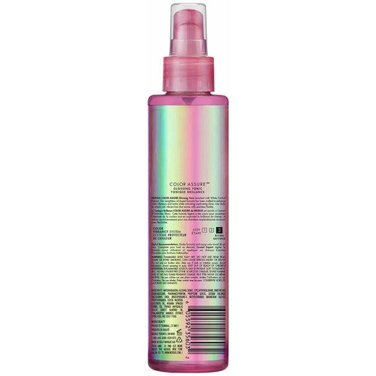 Nexxus shine enhancing tonic bottle showing white orchid extract label