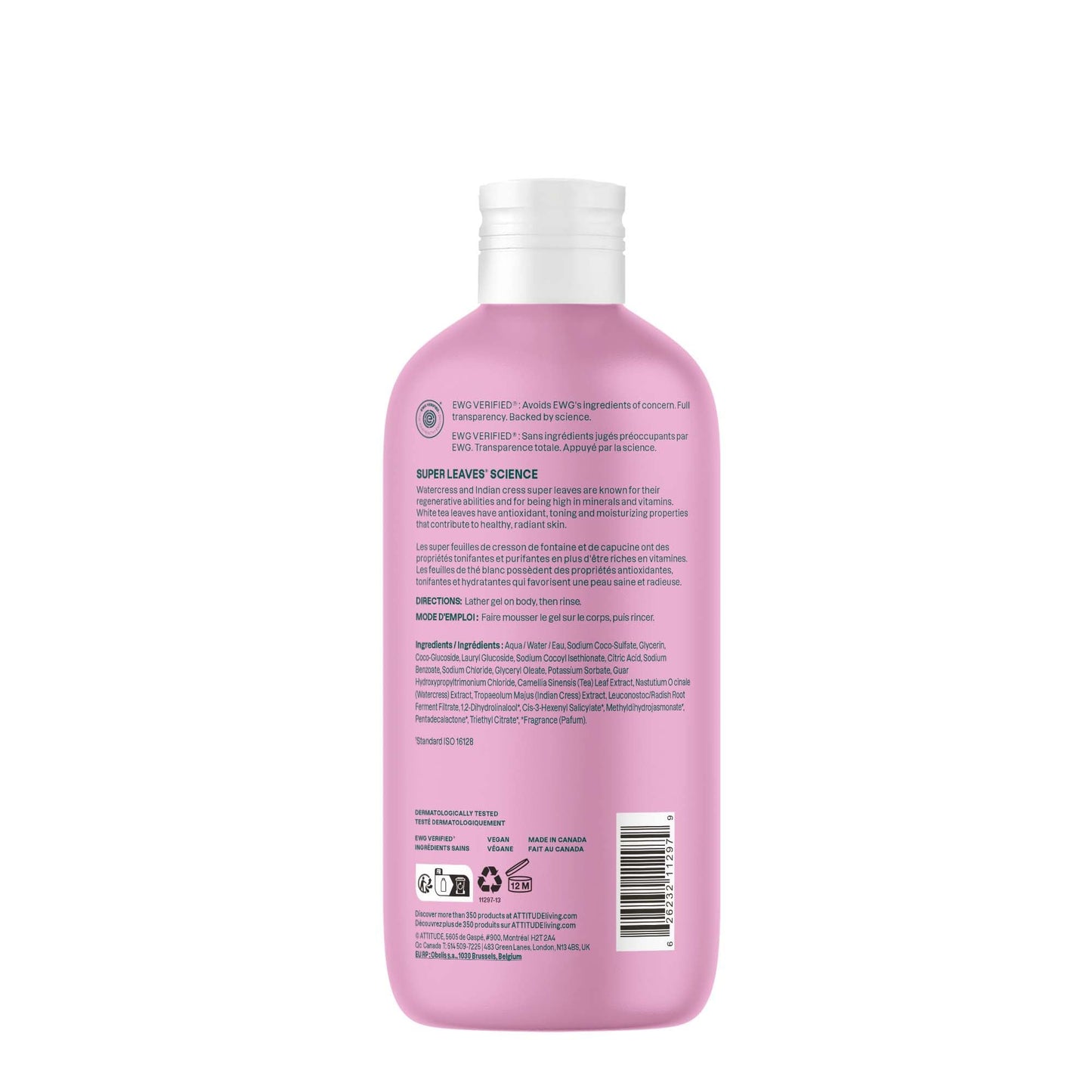 Bio Spectra Attitude shower gel bottle cap and dispenser
