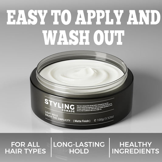 Selthoo matte hair wax low shine cream texture close up view