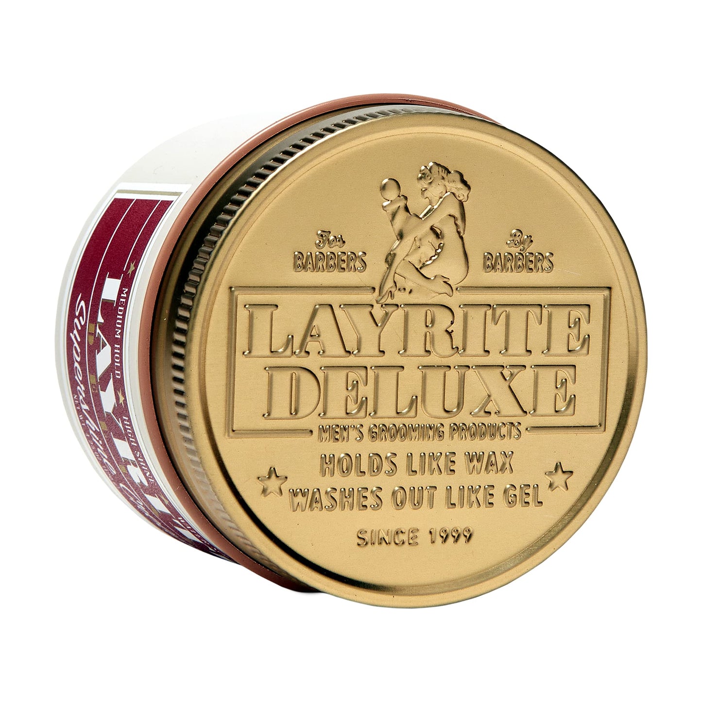 Layrite Supershine Cream medium hold grooming cream with cream soda scent