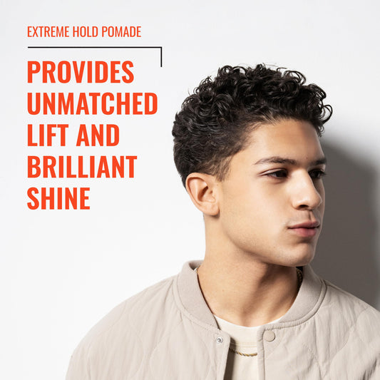 Fix Your Lid high shine water based styling gel for men texture close up