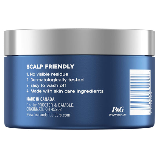 Head And Shoulders hair putty jar showing matte finish benefits