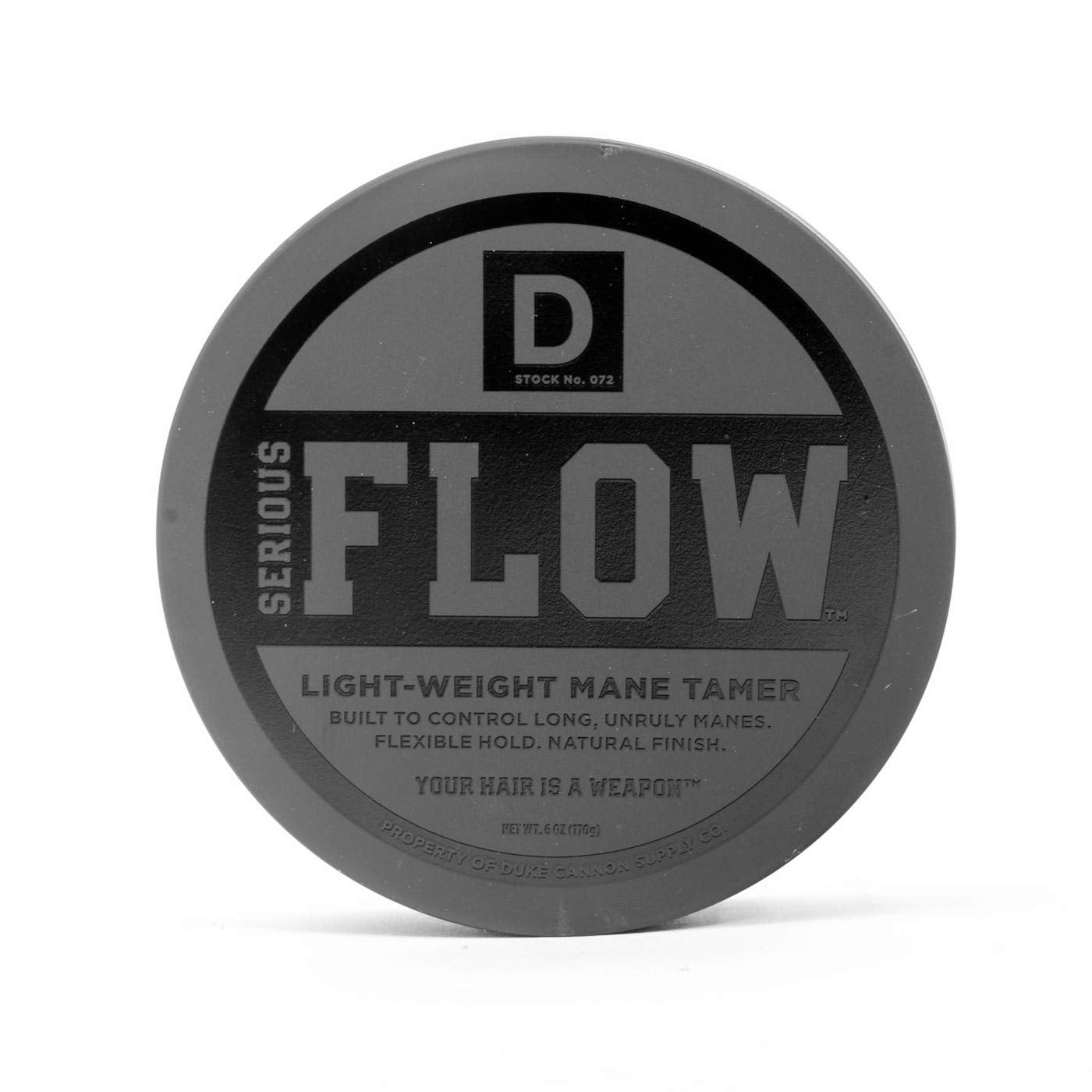 Duke Cannon hair putty texture and jar detail