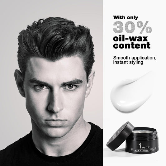 Side profile of Suprent hair putty container showing matte finish label