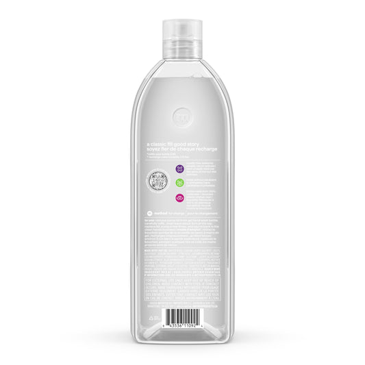 Method liquid hand wash refill pack of four biodegradable bottles.