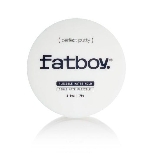 Fatboy Hair Perfect Putty 2.6 ounces jar close up