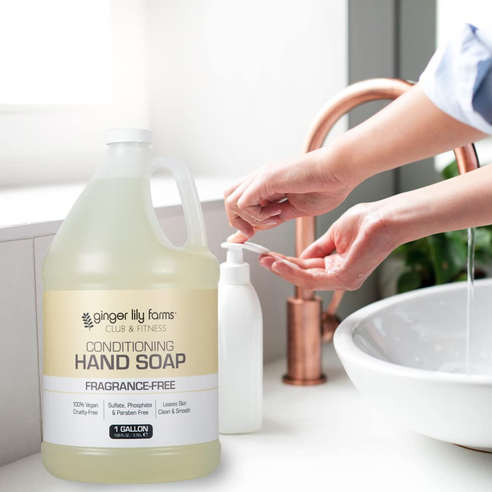 Authentic Ginger Lily Farms 128 fluid ounce hand soap refill