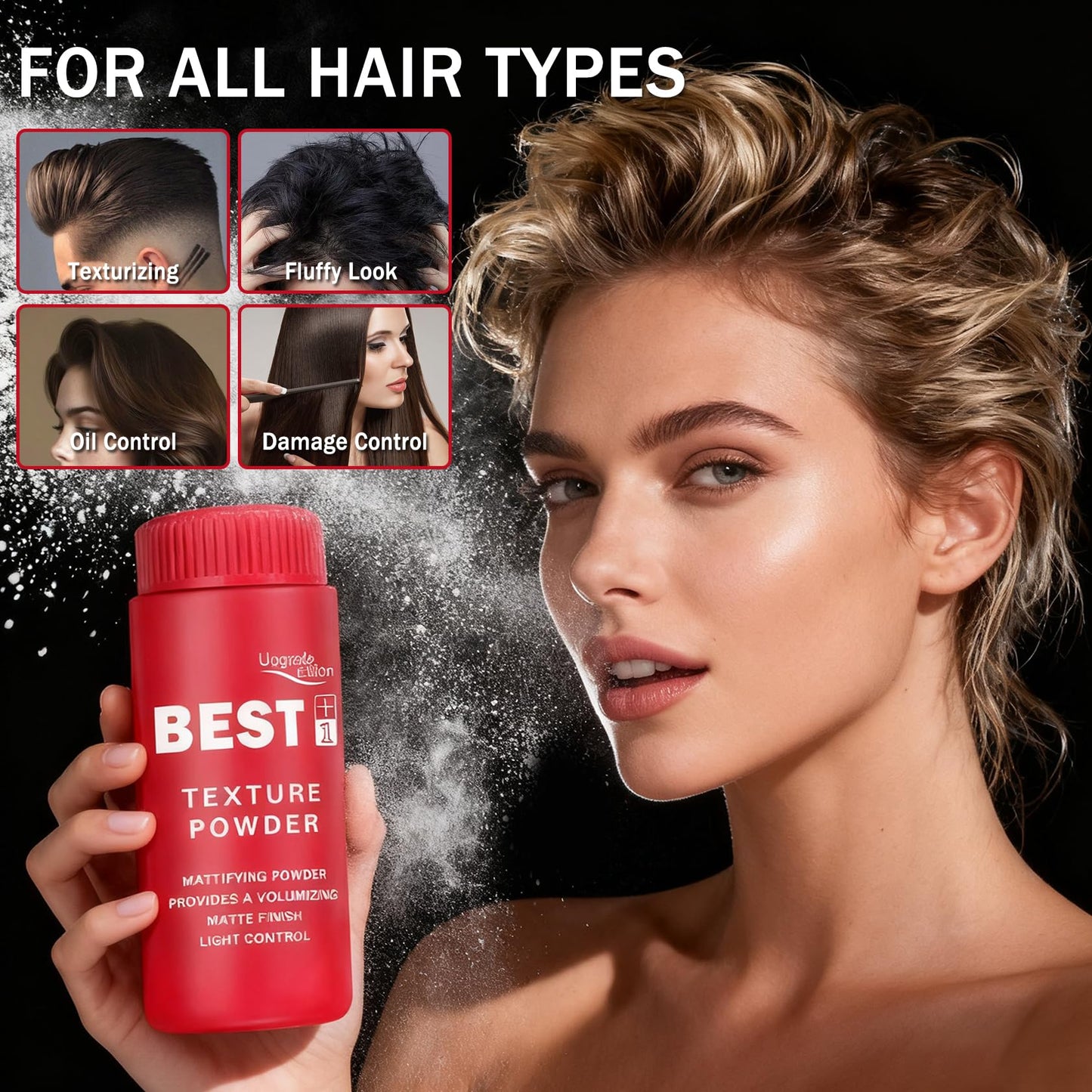 Awccxmym non-greasy hair volumizing powder set