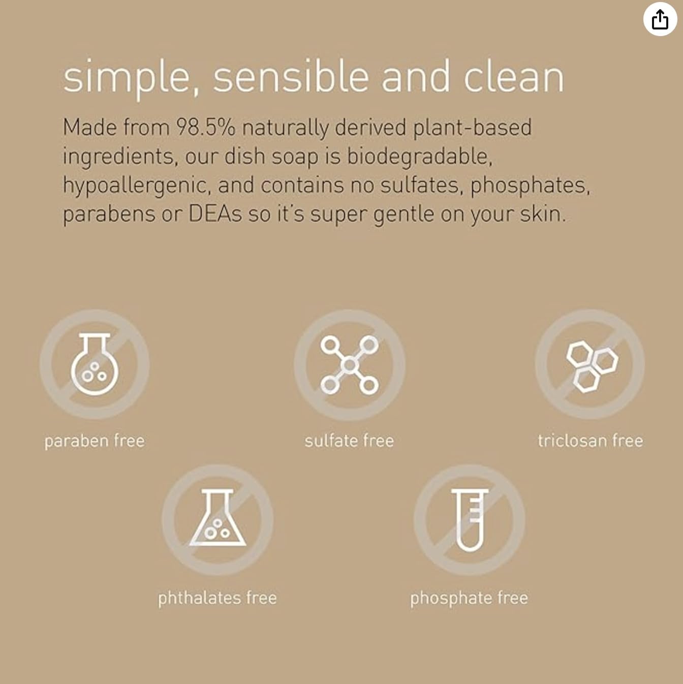Authentic USA imported simplehuman skin safe fragrance free hand wash refill