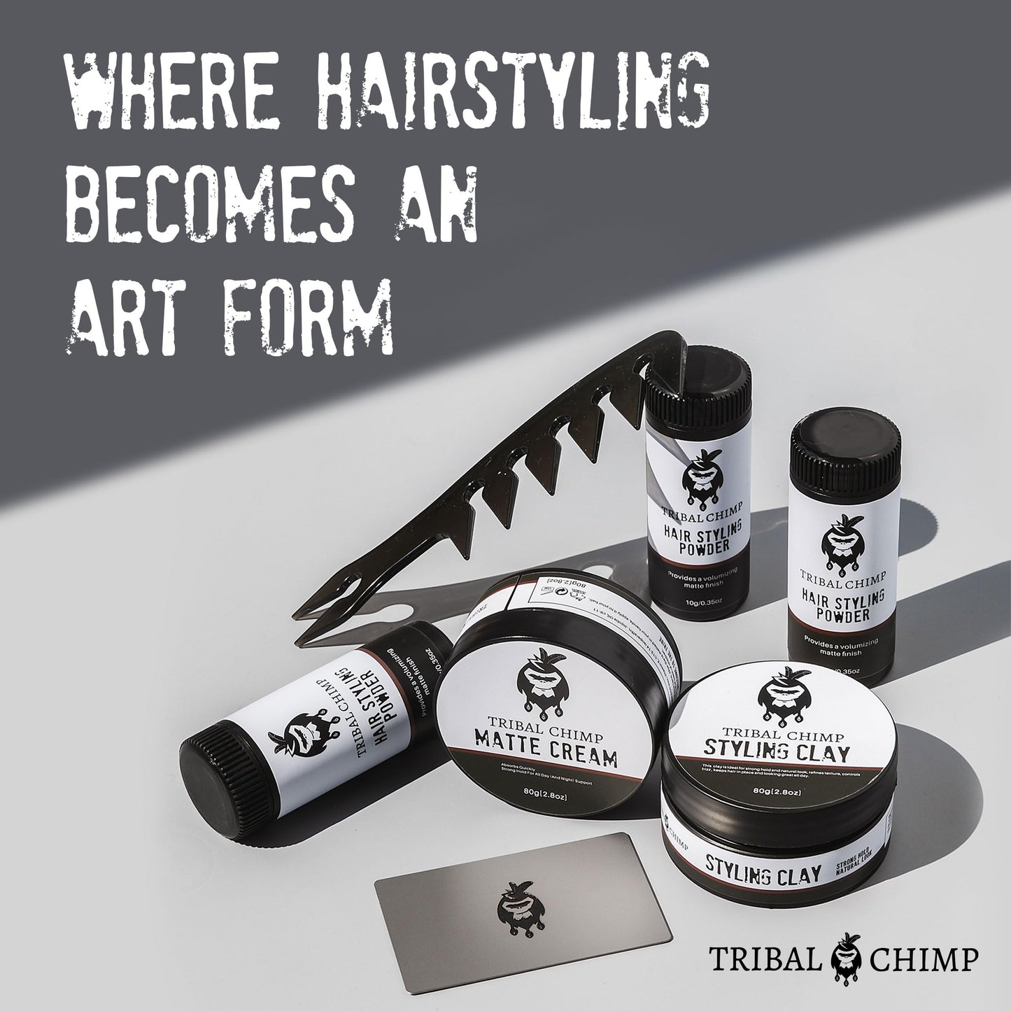 Authentic USA imported Tribal Chimp hair styling powder