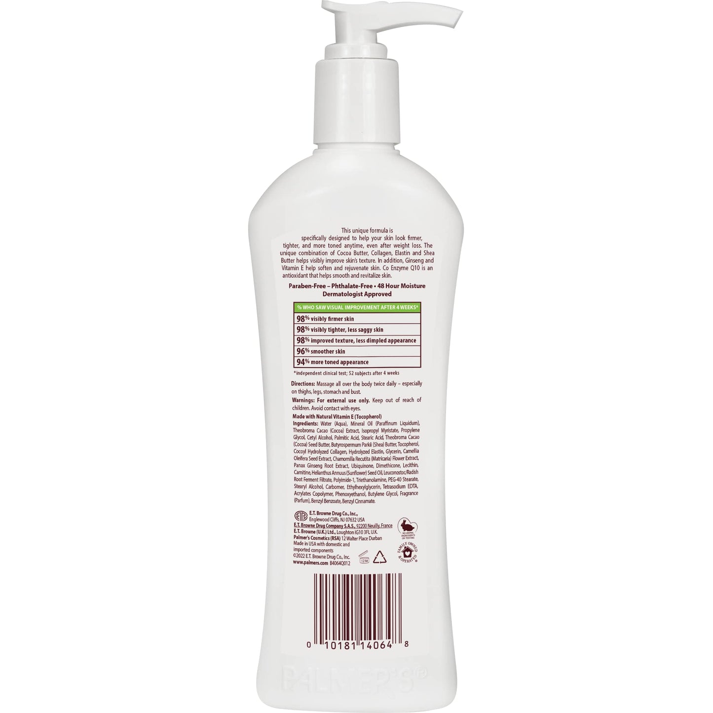 Authentic Palmer's Cocoa Butter Formula skincare product for body
