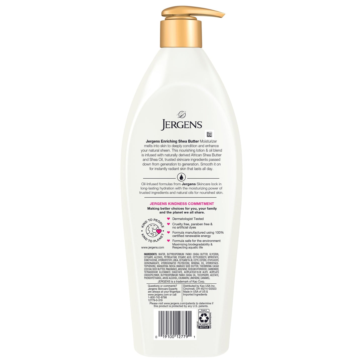 Jergens 26.5 ounce body moisturizer for dry skin
