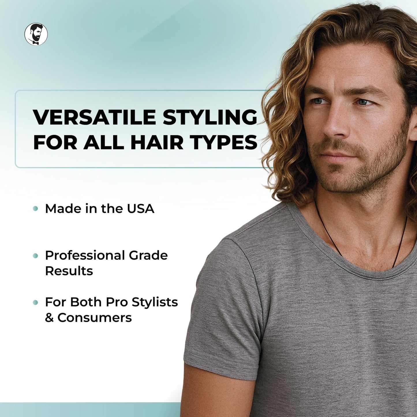 Gentlemen Republic eight ounce professional salon quality hair spray bottle
