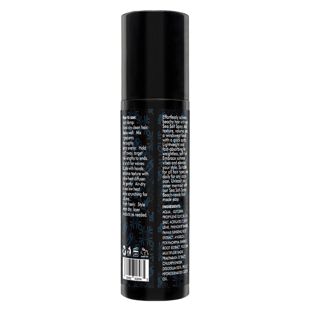 Crownnaturally CNNY sea salt hair spray lifestyle packaging view