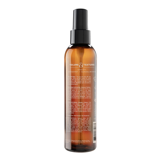 CHI Pour Homme men's sea salt spray bottle showing volume and texture benefits