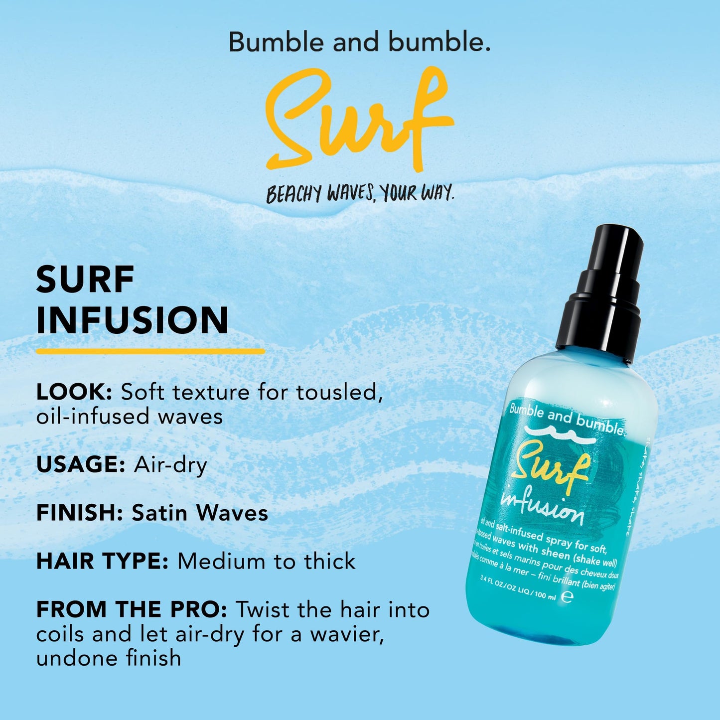 Bumble and Bumble Surf Infusion lifestyle application