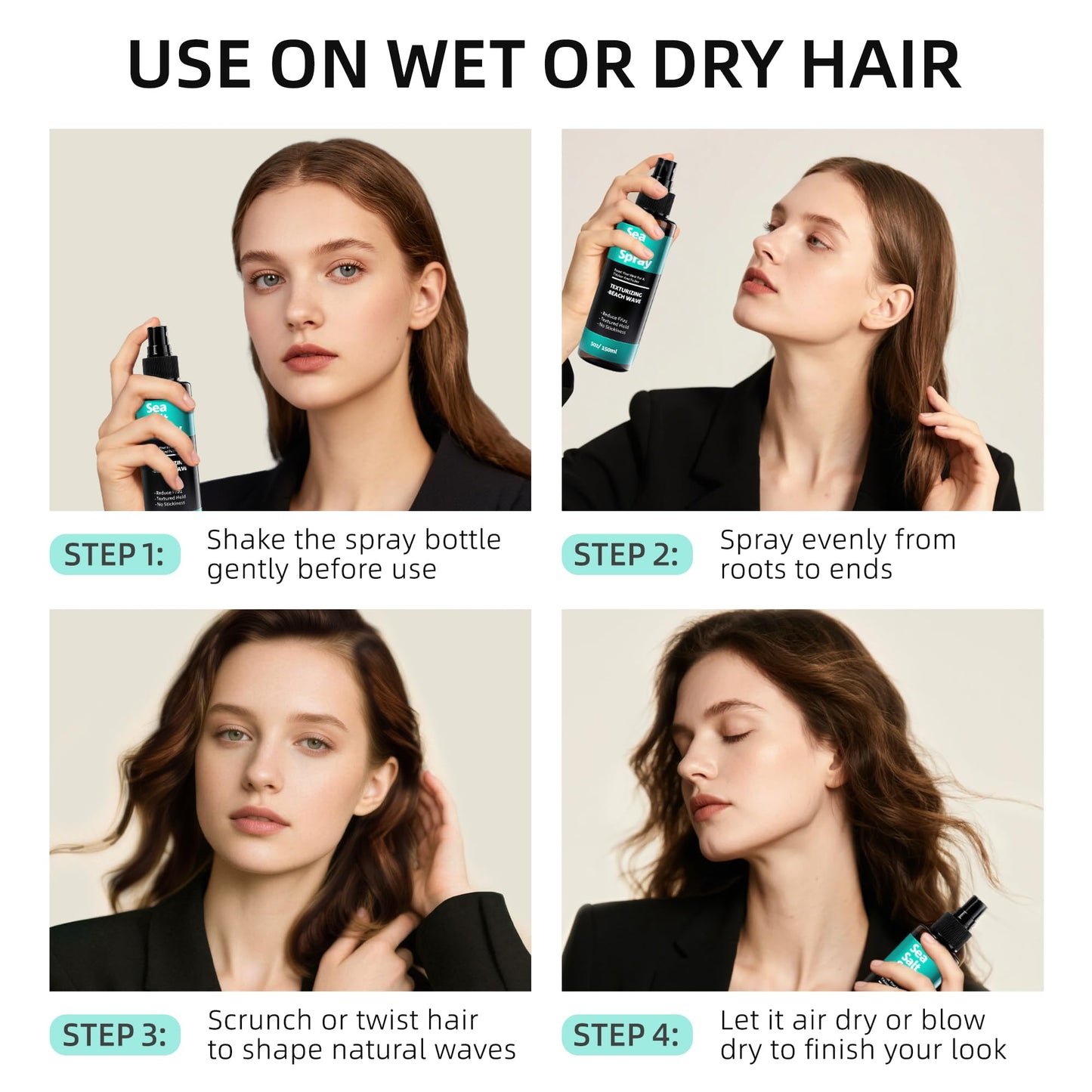 Berlaney coconut scented hair mist for men and women