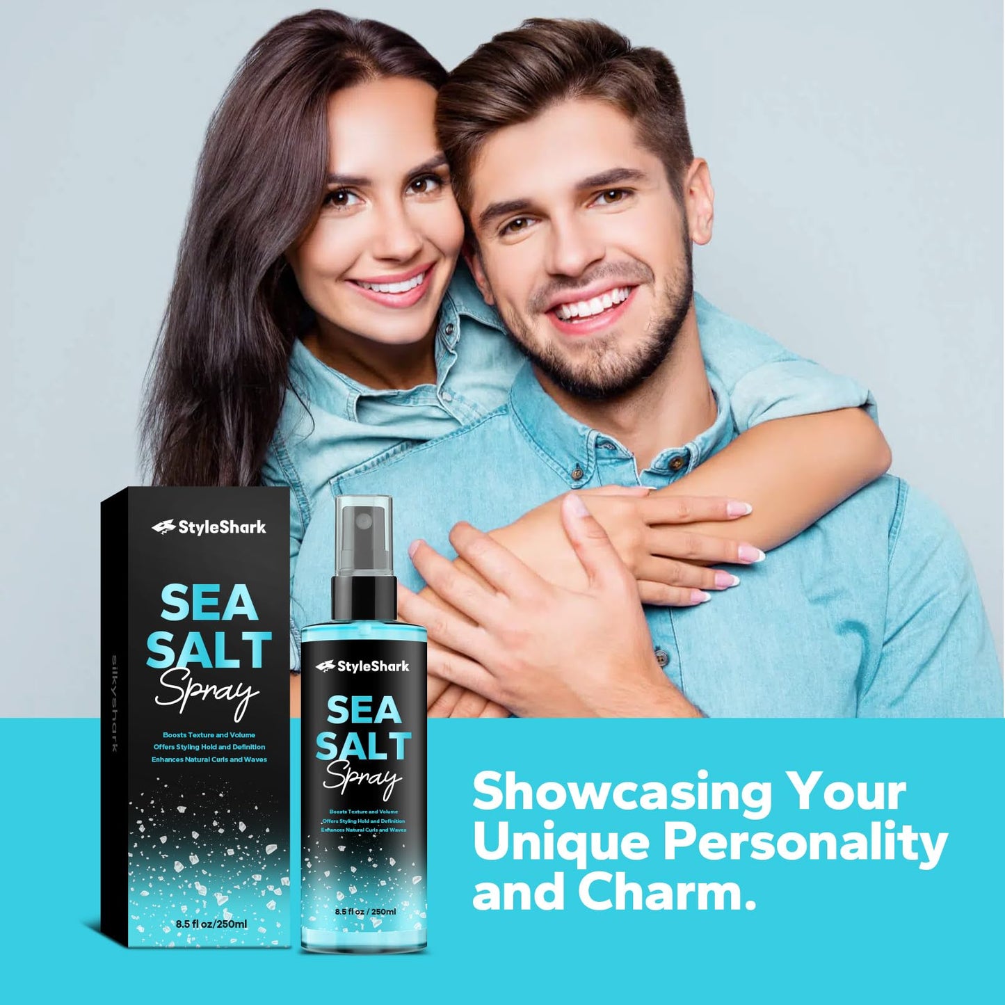 StyleShark Sea Salt Spray for beach wave hair style