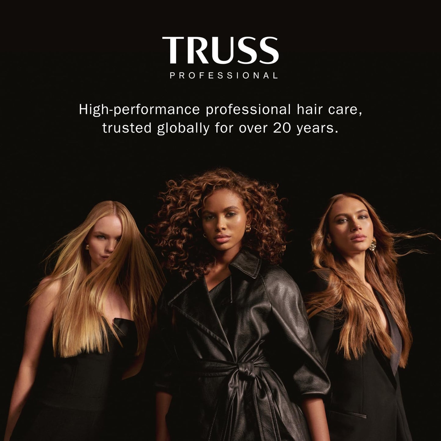 Truss Amino hair spray bottle with USA imported branding