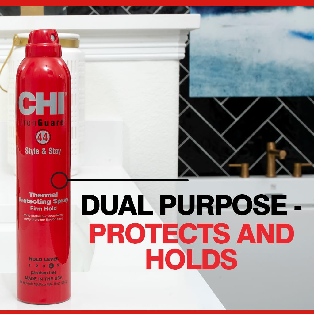 Brand logo and product name on Chi 44 Iron Guard can