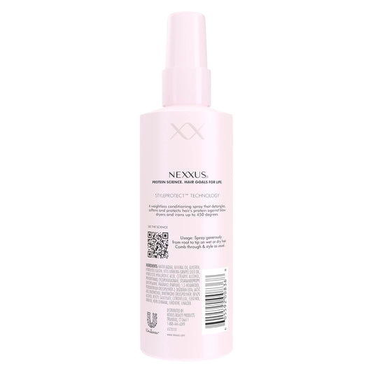 Nexxus heat protectant spray with StyleProtect Technology branding