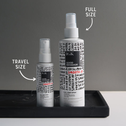 IGK leave in hair primer spray for 24 hour frizz control and thermal protection