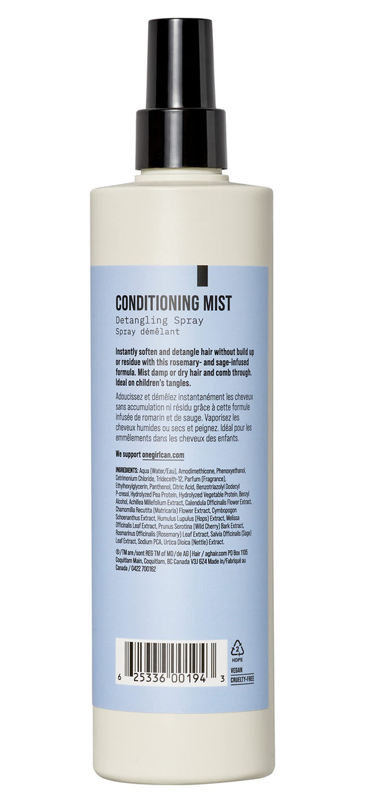 AG Care leave in conditioner spray for daily hair softening and knot removal.
