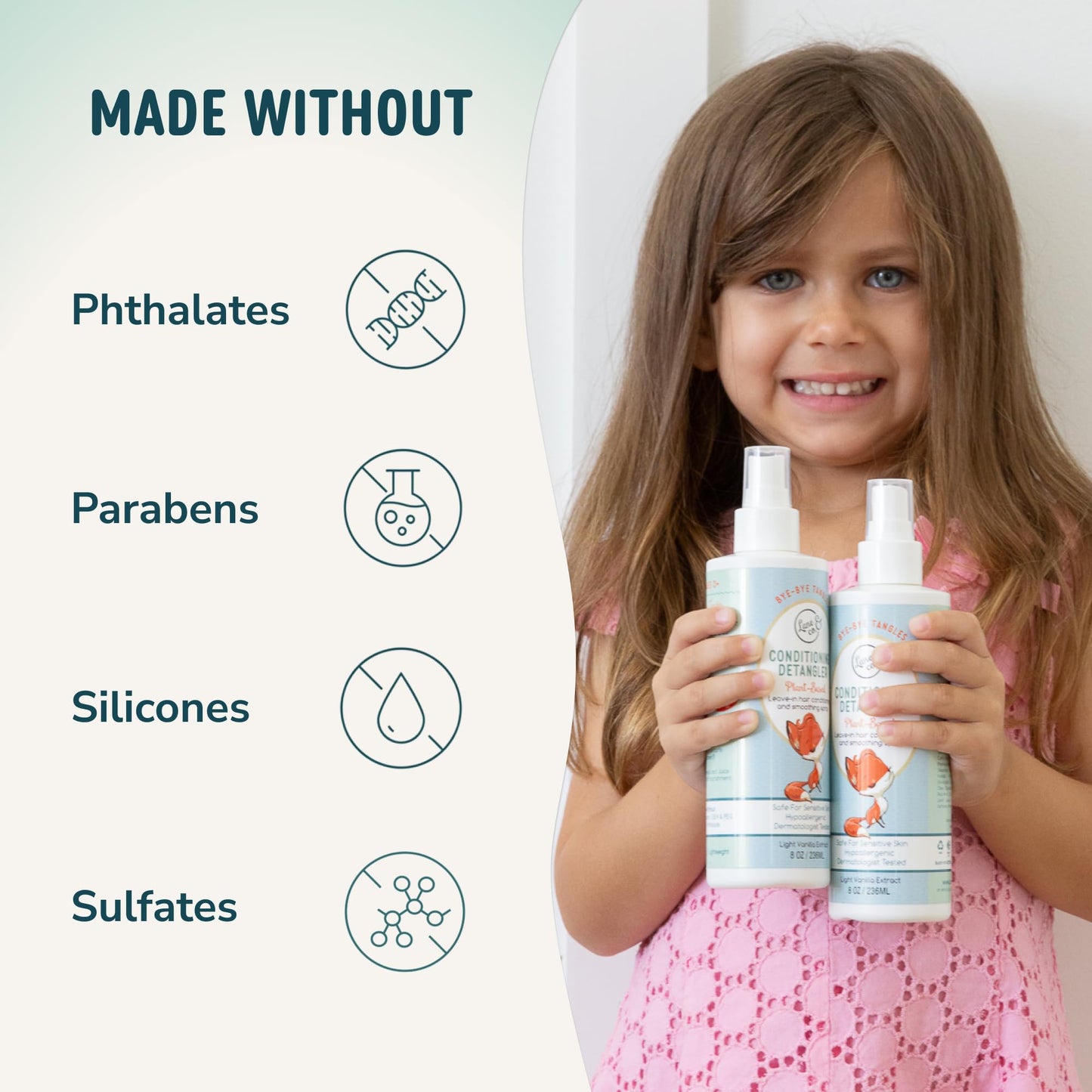 Lane And Co premium kids grooming product packaging imported from the United States