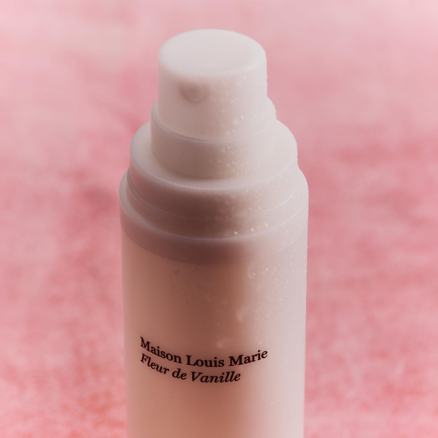 Side view of Maison Louis Marie mist bottle showing capacity