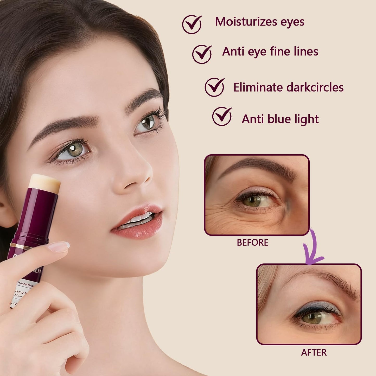 Korean beauty multi purpose balm stick for immediate skin hydration