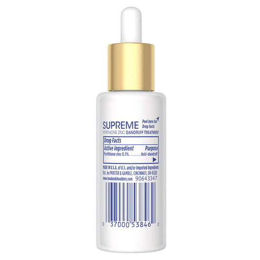 Head And Shoulders Supreme scalp serum dropper application