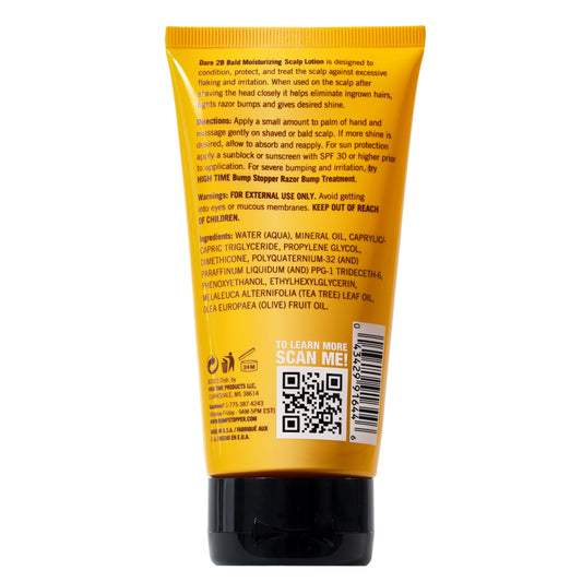 Dare 2B Bald scalp treatment tube packaging
