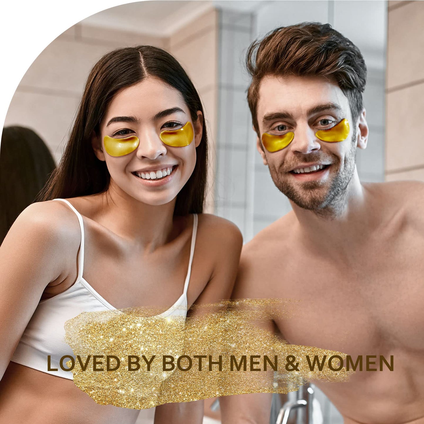 Taimand eye treatment masks used on smile lines and forehead for anti-aging benefits.