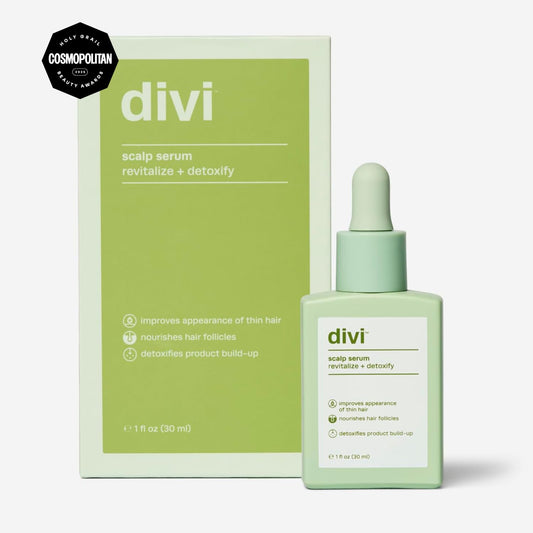Divi scalp serum dropper application demonstration
