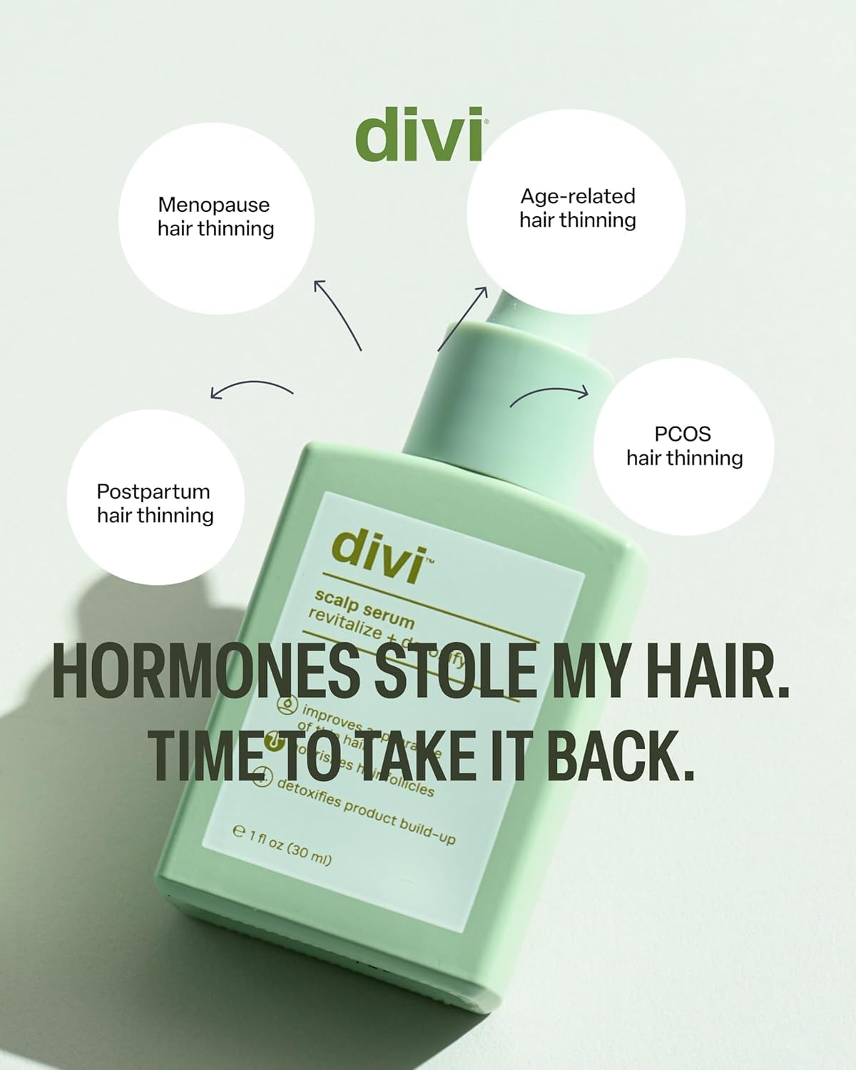 Divi scalp serum 30ml size for travel