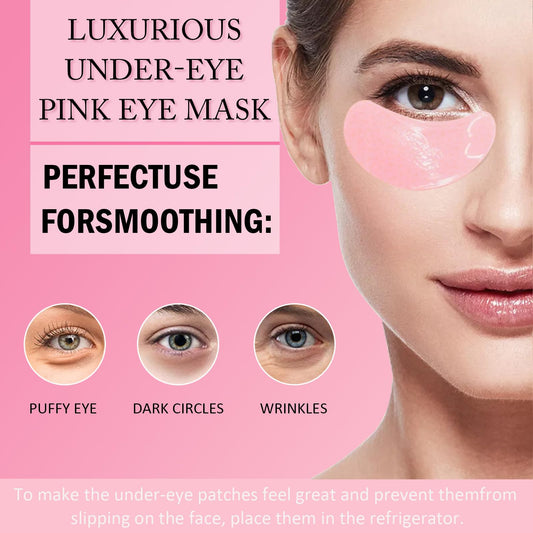 Sulily collagen under eye patches and moisturizing lip masks laid out individually on a clean surface.