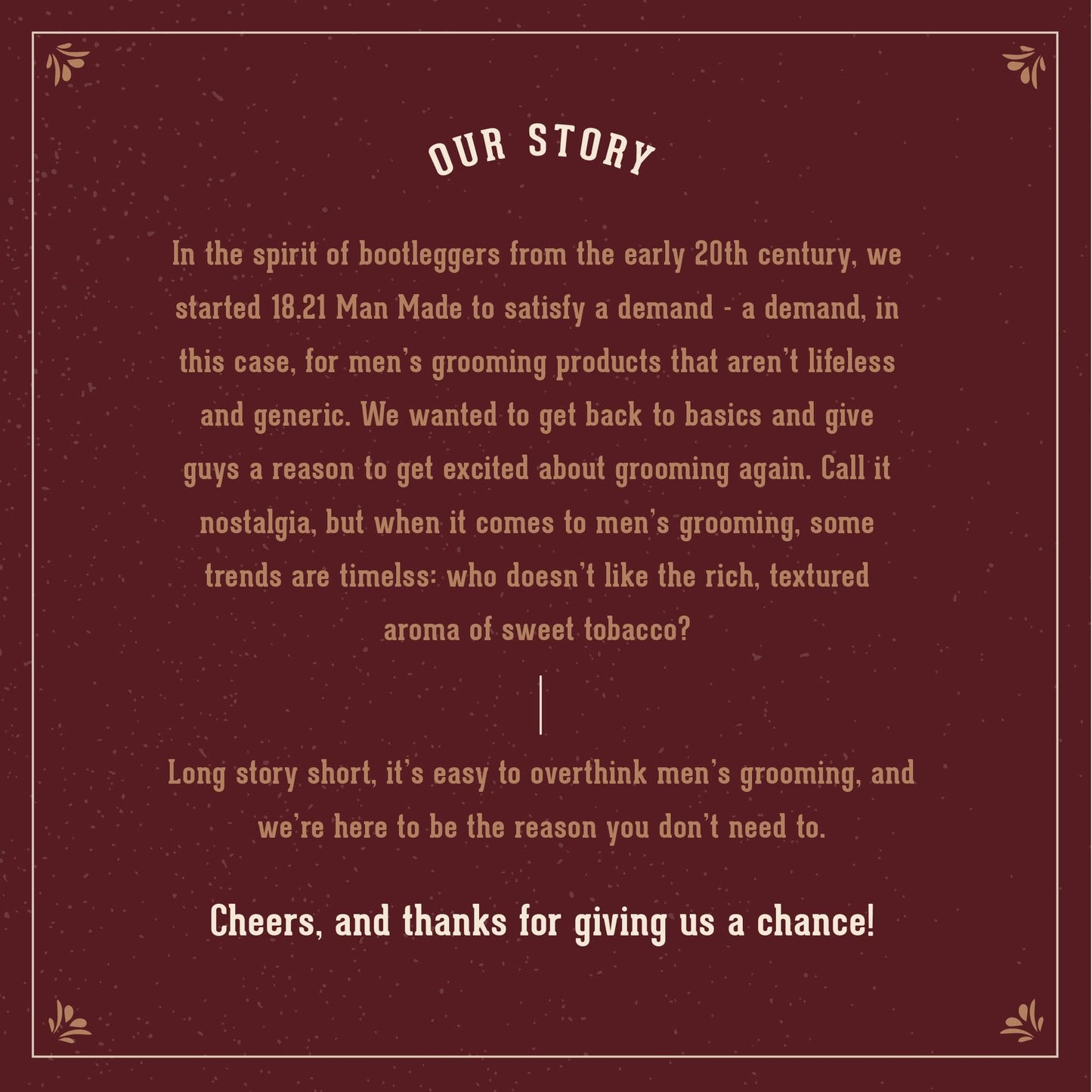 Close up view of the 18.21 Man Made masculine hair styling gift box texture