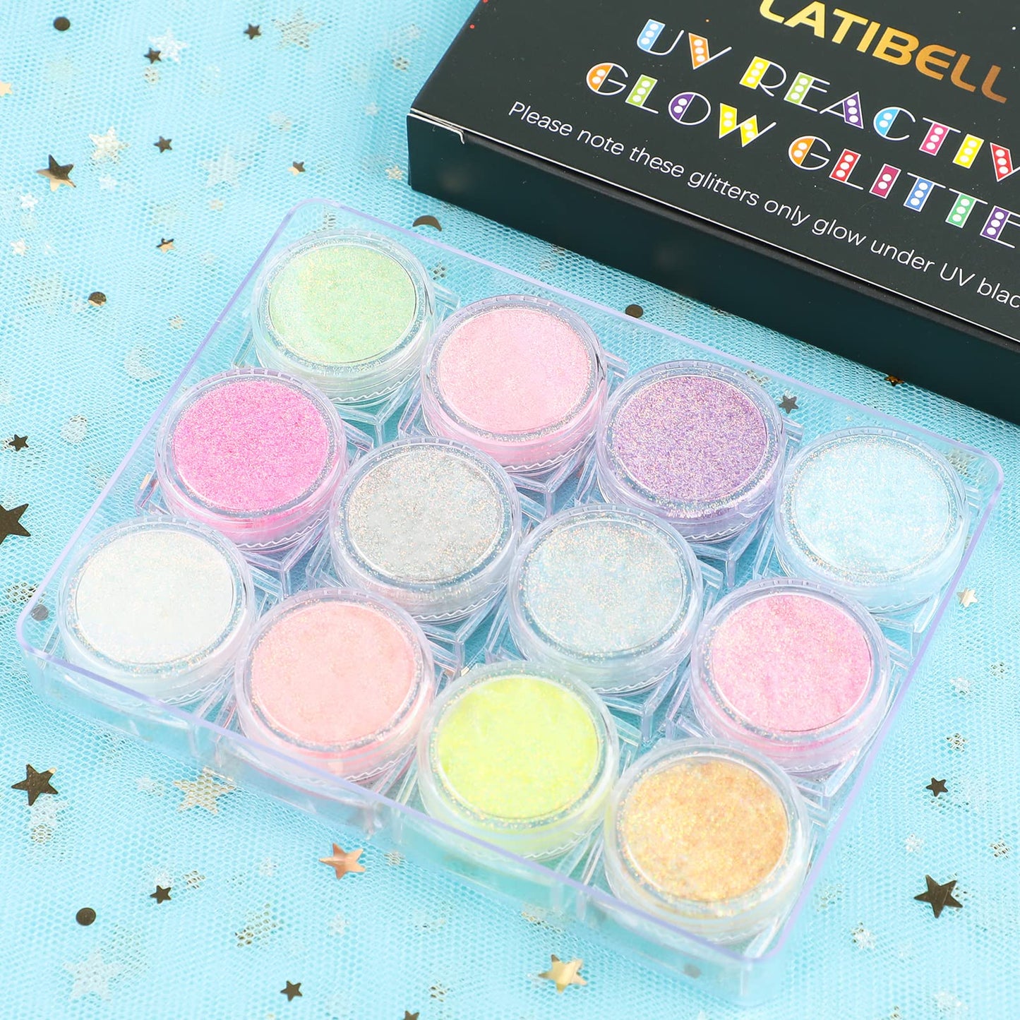 Authentic LATIBELL imported cosmetic gel box packaging showing ingredients and usage steps