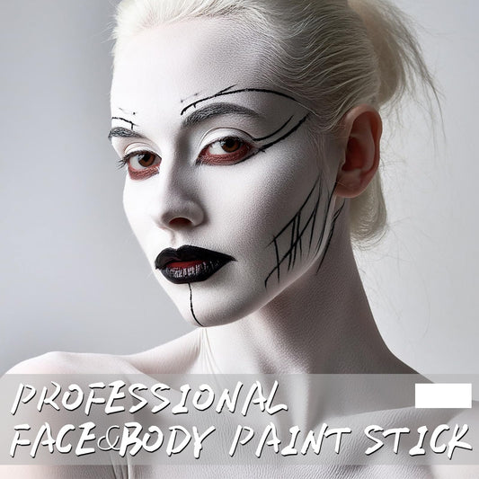 BOBISUKA cream makeup stick twisted up displaying highly pigmented white formula