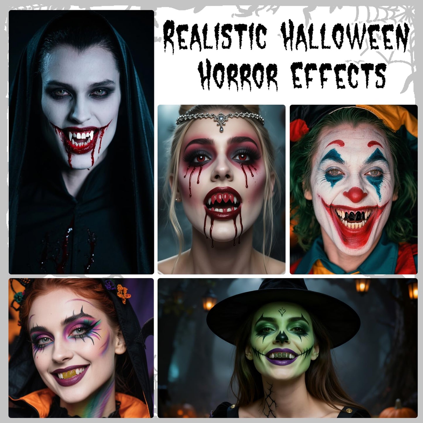 Authentic Ybuete black teeth paint for costume party