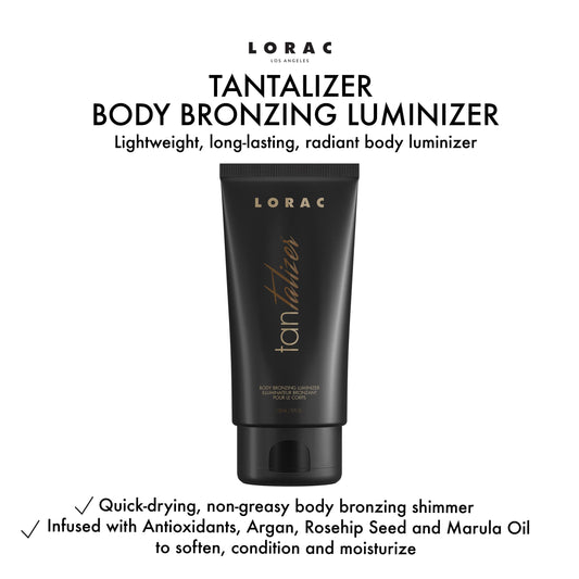 Lorac body bronzing cream texture swatch