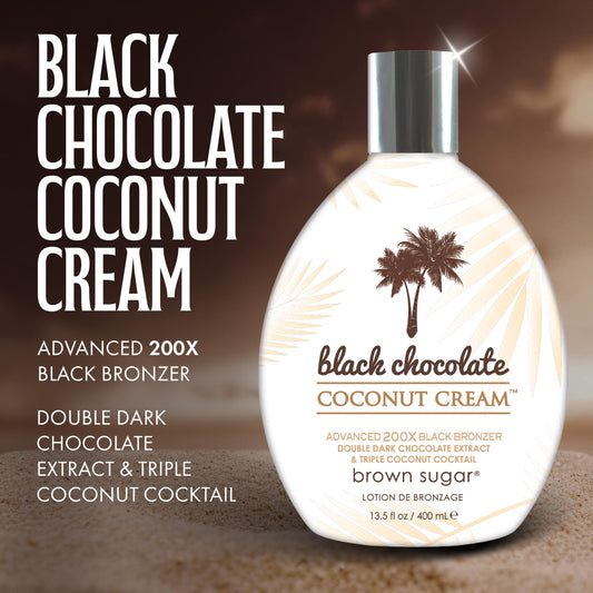 Brown Sugar Black Chocolate Coconut Cream 200X Bronzer product label details