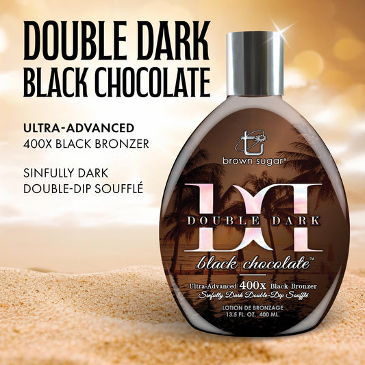 Brown Sugar 400X black bronzer tanning lotion 13.5 fluid ounce bottle