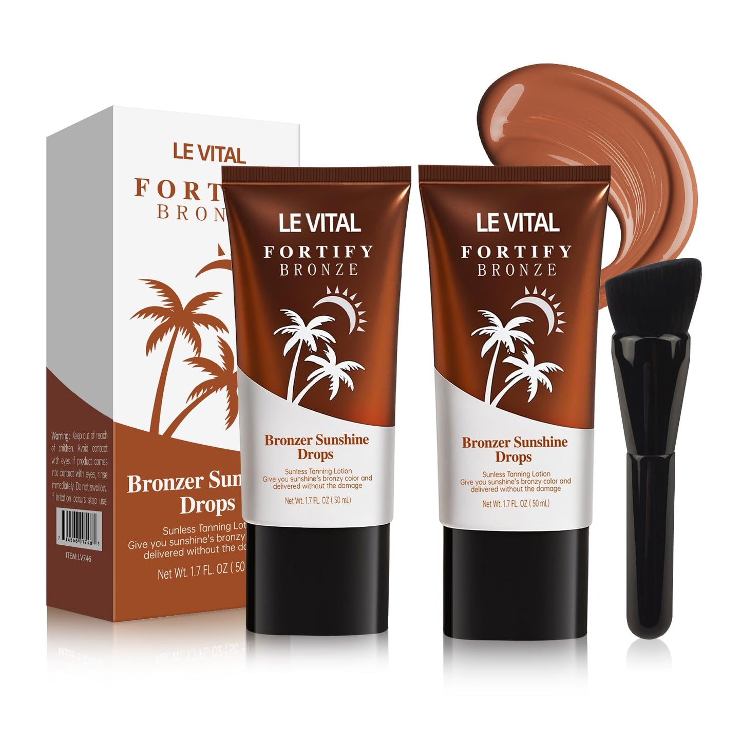 Premium imported USA skincare Le Vital bronzer pack