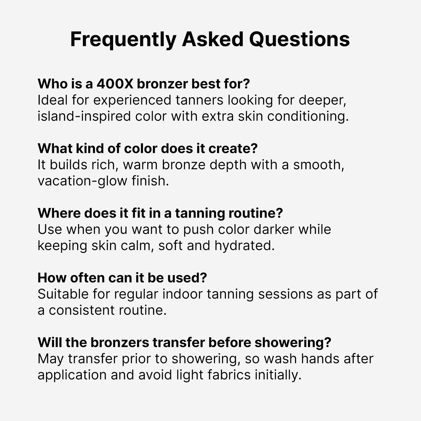 Professional tanning lotion product lifestyle presentation