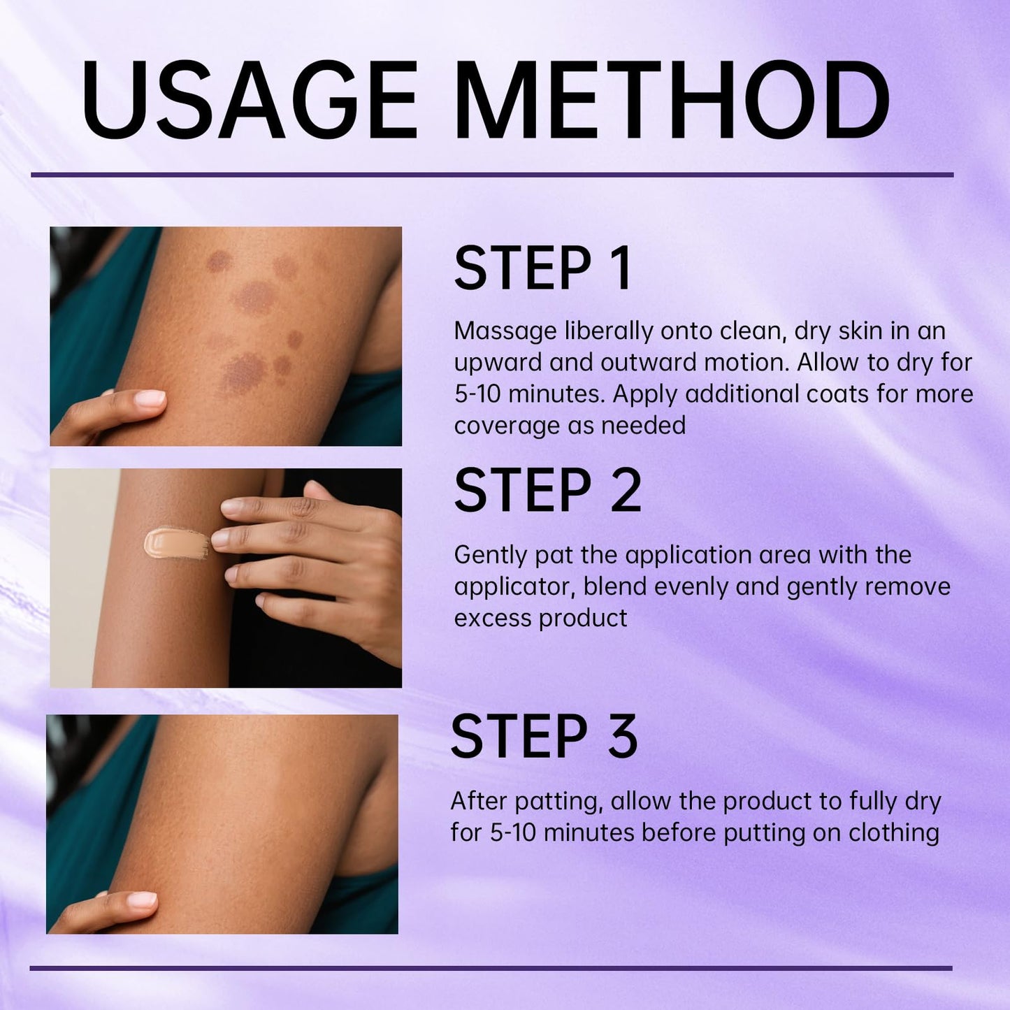 Hrttuo body makeup waterproof test result